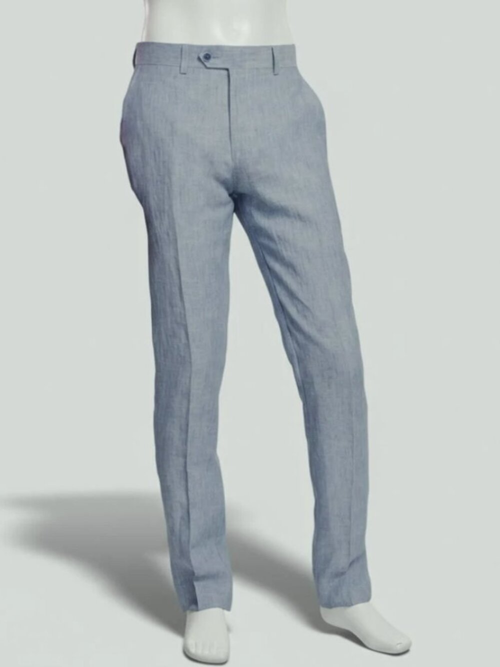 Bar III Gray Linen Blend Dress Pants